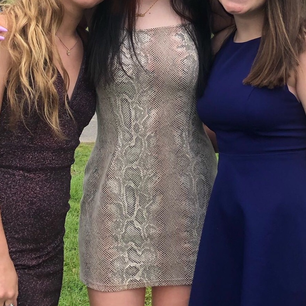 Snakeskin dress